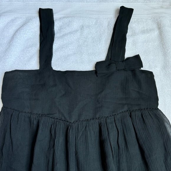 Juicy Couture Silk Crepe Party Dress w/ Bow Detail - Picture 3 of 6